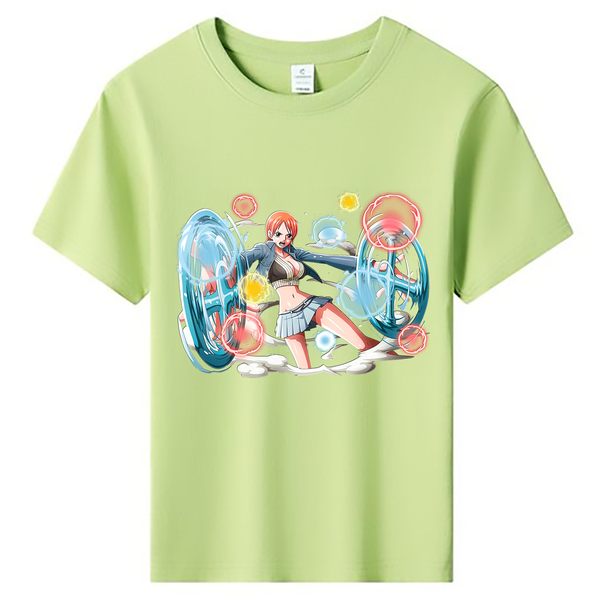 ワンピース ナミ ONE PIECE Nami 綿100％キッズTシャツ（フロントプリント）